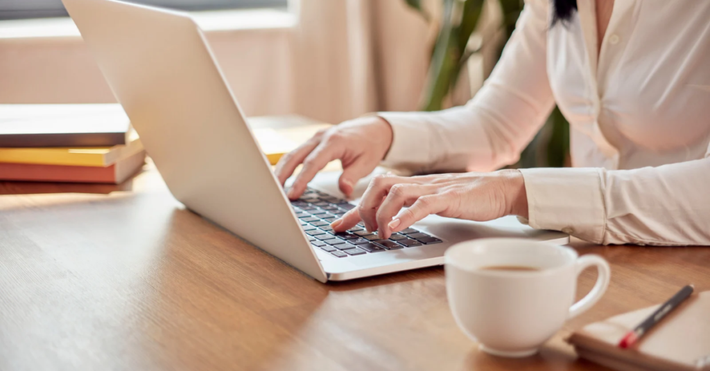 Confident woman focused on building financial independence and career goals