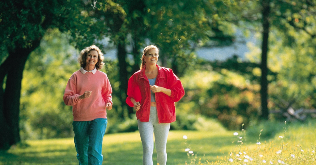 Women walking together, representing emotional healing, identity building, and supportive friendships.